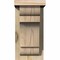 Ekena Millwork New Brighton Rough Sawn Corbel w/Backplate, Douglas Fir, 6"W x 8"D x 12"H COR06X08X12NEB01RDF - alternate 2